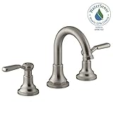 Worth 8で。Widespread 2-handleバスルーム蛇口( Vibrant Brushed Nickel )