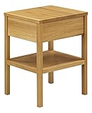 大川家具 関家具 ナイトテーブル ナチュラル 素材/アルダー材 153360