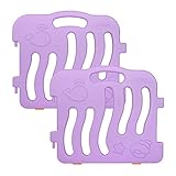 ifam シェルベビーサークル用パネル2枚セット 連結して拡張可能 if02 (パープル)