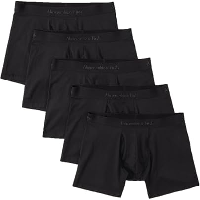 アバクロンビー&フィッチ　メンズ　ボクサーパンツ　5枚セット　L メンズ 5インチ 3枚パック ボクサーブリーフ | メンズ アンダーウェア