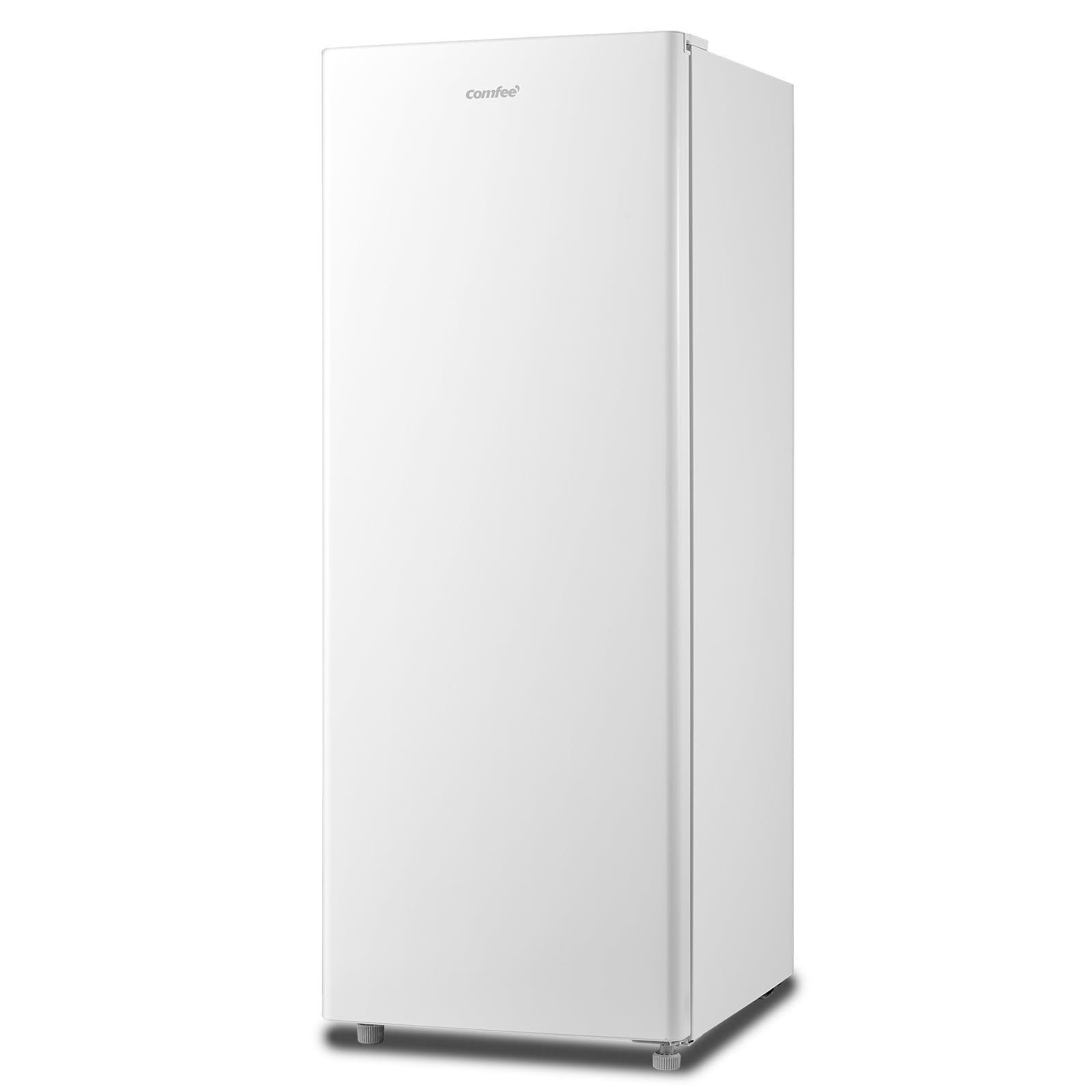 COMFEE' 冷凍庫 135L スリム幅47.2cm 前開き 霜取り不要 家庭用 ファン式 直立式 セカンド冷凍庫 温度調節 耐熱天板 省エネ率113% 縦型 静音 作り置き まとめ買いRCU140WH1JP(E) ホワイト