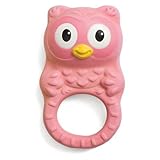 Infantino Go GaGa Squeeze & Teethe Textured Pal – フクロウ
