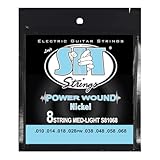 SIT エレキギター弦 POWER WOUND Electric Guitar Strings 8-string S81068