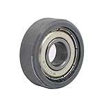 uxcell ベアリングプーリー PUローラー コンベヤーホイール スライディング 10mm x 30mm x 10mm