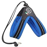 Tre Ponti トレポンティ リベルタ ハーネス Liberta 小型犬 (2号/体重4～5kg/胴回り31～41) (2号/体重4～5kg/胴回り31～41, ブルー)