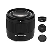 VILTROX AF 50mm F2.0 Air FE フルフレーム 大口径 レンズ E マウント カメラ A7 A7II A7III A7RII A7RIII A7RIV A7SIII A9 A7C A6400 A6000 A6600 A6100 A6500 に対応