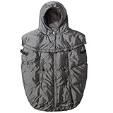 7A.M. ENFANT Pookie poncho ベビーキャリー＆ベビーカーカバー Metalic Silver
