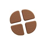 Alizeebridal Silicone Desk Cornor Protector Adhensive Furniture Corner Bumper 4pcs Coffee by Alizeeb