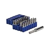 Silverline 25mm Security Bit Set 33pce Screwdriver Power Tools Accessories Diy