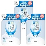 3個セット 肌ラボ 極潤 ヒアルロン泡洗顔 つめかえ用 140mL 掃除用メラミンスポンジのおまけ付