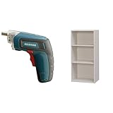 『電動ドライバー 充電式 RD110-G グリーン』と『カラーボックス 3段 幅41.4×奥行29×高さ88.2cm オフホワイト 可動棚 CX-3KD』のセット