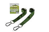 easy-hangスイングストラップ[グリーン] – 2ストラップ+安全ネジロックカラビナ – 高速&安全、簡単なインストール – by振り子スイングCo。 – 満足保証