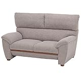 不二貿易 ファブリックソファ 2人掛け ベージュ 36156