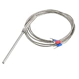 Uxcell PT100 2M Long 0-450 Celsius Temperature Sensor Thermocouple Probe [並行輸入品]