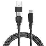 Zdprkqzvz USB Type Cケーブル 4フィート ナイロンUSB C to USB C QC3.0ケーブル 65W USB C 高速充電ケーブル