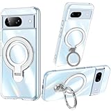 Google Pixel 7a ケース クリア リング付き 縦横両対応 TPU ソフト 耐衝撃 スマホ ケース ピクセル 7a 透明 軽量 薄型 スタンド機能 保護カバー