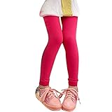 Plus Nao(プラスナオ) 子供用裏起毛レギンスパンツ・スパッツ・ボトム・ユニセックス・男児・女児 3-5才 黒