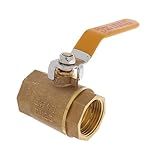 B Blesiya エアー　ホース　パイプ　≤1.6Mpa　水門　ブレーキ　ボールバルブ　配管　部品　真ちゅう製　全４タイプ　 - 1インチ