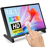 ELECROW 10.1インチ タッチスクリーンモニター – 1280×800 IPS液晶 HDディスプレイ スタンド付き 静電容量式ポータブルモニター Raspberry Pi 3/3B+/4B/5、Jetson Nano、Banana Pi、Windows PC、BeagleBone対応