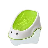 (newjp)ベビーバス 新生児用 沐浴 赤ちゃん お風呂 コンパクト収納 (ライトグリーン)