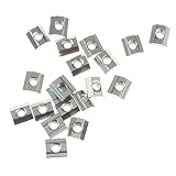 【ノーブランド品】四角 スライドナット ブロック 20系列 アルミ プロファイル スロットモデル(M3、M4、M5、M6) 20個入り - M5