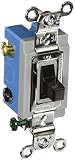 Hubbell HBL1381 Toggle, Single Pole Double Throw, Center Off, 15 amp, 120/277V, Brown [並行輸入品]