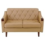 AZUMAYA 2人掛けソファ(幅126cm素材/合皮) キャロル TAC-249CA