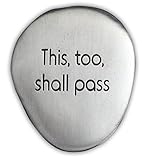 Cathedral Art SS125 1.5 in. This Too Shall Pass Soothing Stone