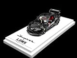 1/64 TIMEMICRO SUPRA トヨタ スープラ 黒#5 フィギュア付き ミニカー一台おまけ付き