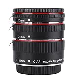 Canon EF/EF-S マクロ延長チューブセット オートフォーカスアダプターリングセット Canon EOSカメラ用