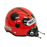 KIDS ヘルメット 子供用 てんとう虫柄 1-1.レッド（1423）【キッズ用/バイクヘルメット/自転車】KEEP YOU