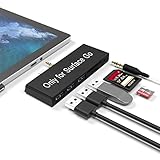 Microsoft Surface Go/Go2/Go3 専用 USB 3.0 ハブ サーフェス ゴー ハブ アダプター（USB 3.0ポート*1+USB 2.0ポート*2+SD/microSDカードリーダー+3.5mm ヘッドフォンジャック）Surface Go1/Go2/Go3対応アクセサリ