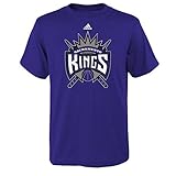 NBA Sacramento Kings半袖Teeチームロゴユース8 – 20 L パープル