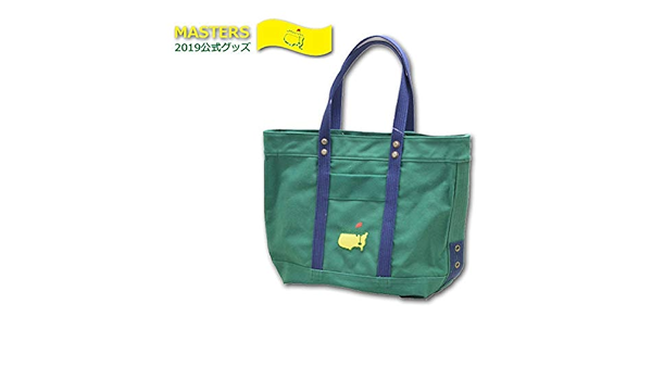 Amazon 19マスターズ公式グッズ トートバッグ 緑 Canvas Tote Green 限定品 タイガーウッズ復活優勝 現地直接買い付け おもちゃ ホビー