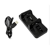 OSTENT 充電器 USB デュアル 充電ステーションドック Sony PS4 ワイヤレス Bluetooth コントローラー用