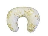 Soft Nursing Pregnancy Pillow/Cushion/Wedge - TEDDY BEAR BEIGE - WITH QUILTED COVER & EXTRA PADDING 