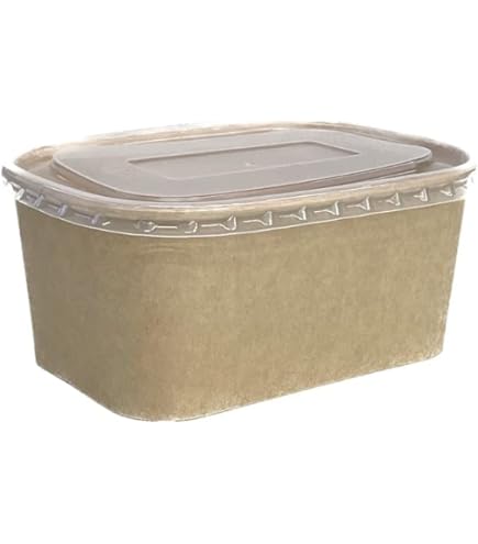 Amazon｜AIFUSI 食事準備容器 50個パック (750ml / 26オンス) 蓋