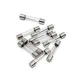 uxcell ガラスチューブ ヒューズ 6 x 30mm 30A 250V 汎用 ファストブロータイプ ガラスチューブ ヒューズ 車用 10個入り