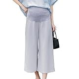 (ティアナ23)Tianna23 マタニティ ガウチョ ゆったり ワイドパンツ 産前産後 グレー M