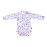 【Amazon.co.jp限定】ミキハウストレード ECONECO（エコネコ） ロンパース（アニマルプリント） 80cm パープル