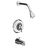 Kohler K-T6908-4A-CP Triton Rite-Temp Pressure-Balancing Bath and Shower Faucet Trim with Lever Hand