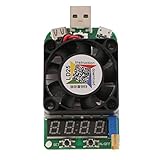 P Prettyia 高品質　電子負荷抵抗器　定電流放電バッテリテスター 調整可能　USBポート