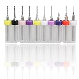 10Pcs PCB Print Circuit Board Carbide Micro Drill Bits 0.3mm to 1.2 mm [並行輸入品]