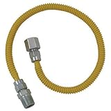 Brass CraftCSSL54-60PCoated Stainless Steel Gas Connector-3/8X60 GAS CONNECTOR (並行輸入品)
