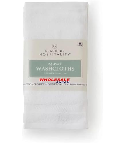 Amazon｜Grandeur Hospitality バスタオル 6枚パック 34インチ x 54