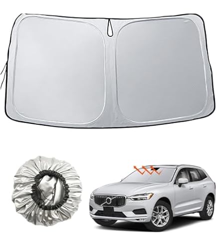Amazon | 【2022新登場】ボルボ XC60フロントサンシェード 10本骨
