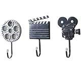 3のセットステンレススチールユーティリティ壁フックCrooks Film機器