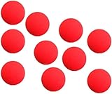 Generic スーパーソフトレッドスポンジボール マジックトリック 10個 1.7インチ/0.7インチ スポンジボール 現れる/消える マジシャン用マジックアクセサリー クローズアップ ストリート マジック イリュージョン ギミック小道具