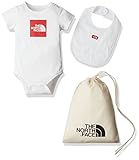 (ザ・ノース・フェイス)THE NORTH FACE ショートスリーブロンパース&ビブ NTB11708 W ホワイト 70