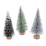 F Fityle マイクロ景観装飾　クリスマスツリー　ミニチュア　樹脂　 - S